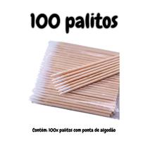 500 Palitos Com Algodão De Limpeza Alinhamento Henna Micropigmentação Unha Boca 500 Palitos Com Algodão De Limpeza Alinhamento Henna Micropigmentação Unha Boca