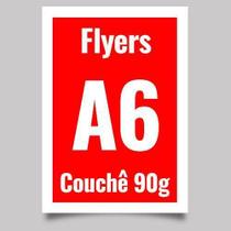 500 Panfletos Flyers Personalizados 10,5x14,8cm (A6) 90g