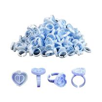 500 Peças De Copos Descartáveis Para Cola De Cílios, Suporte Para Anéis, Ferramentas De Extensão De