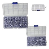 500 Perola Abs Inteira 8mm C/furo Com Caixa Cor Cinza 235 500 Perola Abs Inteira 8mm C/furo Com Caixa Cor Cinza 235