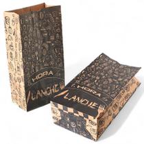 500 Sacos Kraft Delivery Sos Fast Food Lanches 18,5x35x10,5 (HAPPY FOOD)