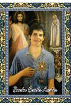 500 Santinho Beato Carlo Acutis (oração no verso) - 7x10 cm