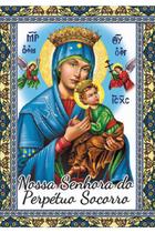 500 Santinho N S Sra Nossa Senhora Perpétuo Socorro (oração no verso) - 7x10 cm