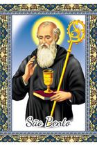 500 Santinho São Bento (oração no verso) - 7x10 cm