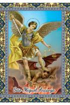 500 Santinho São Miguel Arcanjo (oração no verso) - 7x10 cm