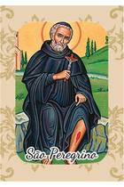 500 Santinho São Peregrino (oração no verso) - 7x10 cm