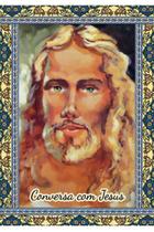 500 Santinhos Conversa com Jesus Novo - 7x10 cm