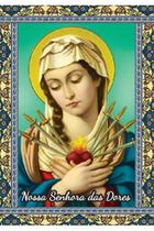 500 Santinhos N S Sra Nossa Senhora das Dores (oração no verso) - 7x10 cm