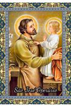 500 Santinhos São José Operário - 7x10 cm