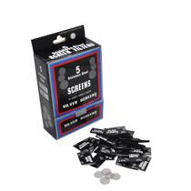 500 Telas Prateadas de Aço Inoxidável para Filtro de Cachimbo de Tabaco 500 Telas Prateadas de Aço Inoxidável para Filtro de Cachimbo de Tabaco