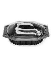 500 un embalagem para frango assado e costela base preta