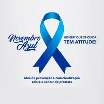 500 Un. Laços Novembro Azul De Cetim Campanha Broche Fita