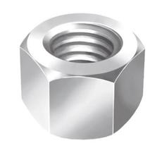 500 un PORCA SEXTAVADA MA M10 10mm Chave 17mm ZINCADO BRANCO
