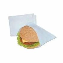 500 Un Saco de Papel Para Hamburgão 18,5cmx12,5cm
