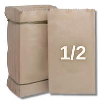 500 Un Saco Kraft Mix Suporta Até 1/2kg