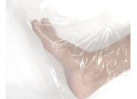 500 unidades de botas plasticas descartaveis sem creme hidratante