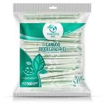 500 X Canudo Biodegradável Embalado Individual Canudinho 500 X Canudo Biodegradável Embalado Individual Canudinho