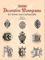 5000 decorative monograms for artists and craftspe - DOVER PUBLICATIONS