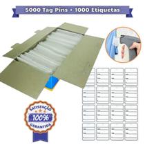 5000 Pins Tagpin 40mm 1000 Etiquetas de Preços para Roupas - Tagpin Etiquetas