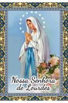 5000 Santinho N S Sra Nossa Senhora de Lourdes (oração no verso) - 7x10 cm - Santinhos do Brasil