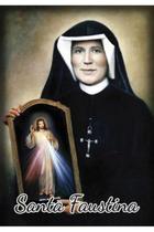5000 Santinho Santa Faustina (oração no verso) - 7x10 cm