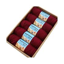 500g De Fio De Alpaca, 5 Meadas De Lã Grossa Para Tricô Manual, Material DIY Para Suéteres, Casacos,
