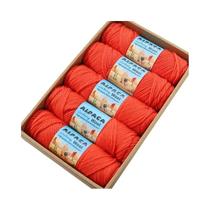 500g De Fio De Alpaca, 5 Meadas De Lã Grossa Para Tricô Manual, Material DIY Para Suéteres, Casacos,