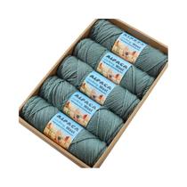 500g De Fio De Alpaca, 5 Meadas De Lã Grossa Para Tricô Manual, Material DIY Para Suéteres, Casacos,