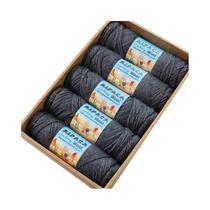 500g De Fio De Alpaca, 5 Meadas De Lã Grossa Para Tricô Manual, Material DIY Para Suéteres, Casacos,