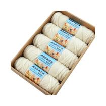 500g De Fio De Alpaca, 5 Meadas De Lã Grossa Para Tricô Manual, Material DIY Para Suéteres, Casacos,