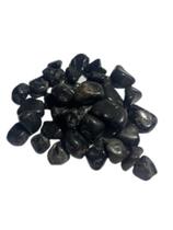 500G Pedra Rolada Onix Preto 1-2cm Chakras Semi Preciosa - COISARIA