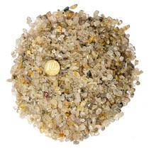500g Rutilo Rolado no Quartzo Natural Areia 1 a 5 mm Tipo B