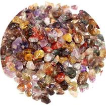 500g Super Seven Rolado + Auralite 23 + Cacoxenita - Pedras Naturais para Espiritualidade e Artesanato 500g Super Seven Rolado + Auralite 23 + Cacoxenita - Pedras Naturais para Espiritualidade e Artesanato