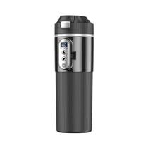 500ml Copo De Aquecimento Portátil Para Carro Digital Lcd Chaleira Elétrica De Aço Inoxidável 12 24v