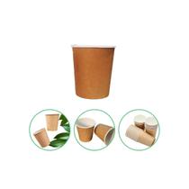 500Un Copo Papel Biodegradável Térmico Café 140Ml Kraft