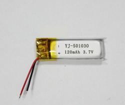501030(12pçs) 3,7v 2 Fios 5mm X 10mm X 30mm 120mah - 501030(12pçs) 3,7v 2 Fios 5mm X 10mm X 30mm 120mah -