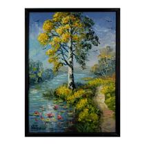 5018 marah pintura óleo sobre tela colado em eucatex