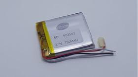 503540 3 Fios 750mah 3,7v 5mm X 35mm X 40mm Bateria - 503540 3 Fios 750mah 3,7v 5mm X 35mm X 40mm Bateria -
