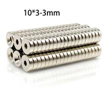 50pcs 10*3-3mm ímãs redondos com furos para decoração, oficina, cozinha 50pcs 10*3-3mm ímãs redondos com furos para decoração, oficina, cozinha