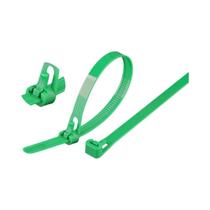 50PCS 5x200 Laços De Nylon Plástico Reutilizáveis Para Organização De Cabos, Fitas Desmontáveis