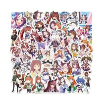 50PCS Adesivos De Graffiti De Meninas Do Anime Uma Musume Pretty Derby Para Guitarra, Telefone,