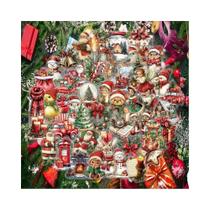 50PCS Adesivos De Natal Em PET Com Desenhos De Cartoon, Retro E Divertidos, Boneco De Neve, Árvore, 50PCS Adesivos De Natal Em PET Com Desenhos De Cartoon, Retro E Divertidos, Boneco De Neve, Árvore,