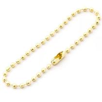 50PCS Corrente De Bolinha Com Canoa 10cm Tag Chaveiro prata Cor:dourado 50PCS Corrente De Bolinha Com Canoa 10cm Tag Chaveiro prata Cor:dourado