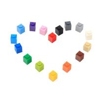 50pcs DIY Building Bricks Brinquedos Educativos De Construção Para Crianças Compatíveis Com a Marca