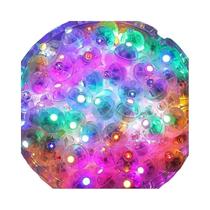 50pcs Mini Balões LED Redondos Com Luzes RGB Para O Dia Dos Namorados, Natal, Halloween, Casamento E