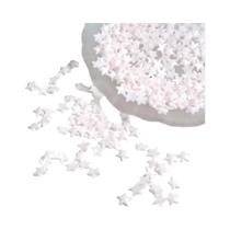 50PCS Mini Charms De Unha Em Resina 3D De Cor Sólida, Decorações De Arte De Unha Pentagrama