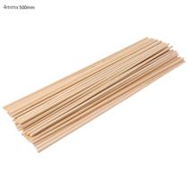 50Pcs Plantas de Madeira Crescem Suporte Bambu Sticks Garden Flower Support Stick Cane - 4mm