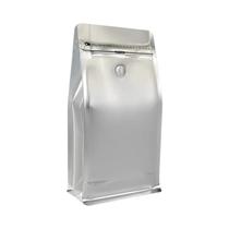 50pcs Sacos De Café De Fundo Plano De Alta Qualidade Com Válvula E Zíper, Revestimento De Alumínio