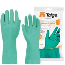 50pct luvas látex multiuso talge verde c 1 par