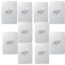 50un - Conjunto 4x2 Tomada 2P+T 10A Pialplus 615080 50un - Conjunto 4x2 Tomada 2P+T 10A Pialplus 615080